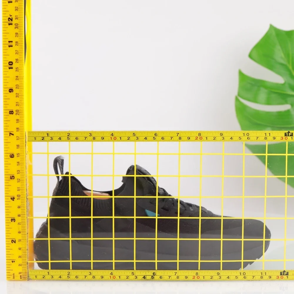 Vessi Mens Stormburst Low Sneaker Boot Size 9 Waterproof Black Knit Lace Up Shoe